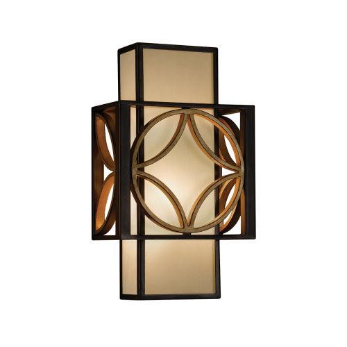 Feiss Remy 1 Light Heritage Bronze and Gold Wall Light FE-REMY1